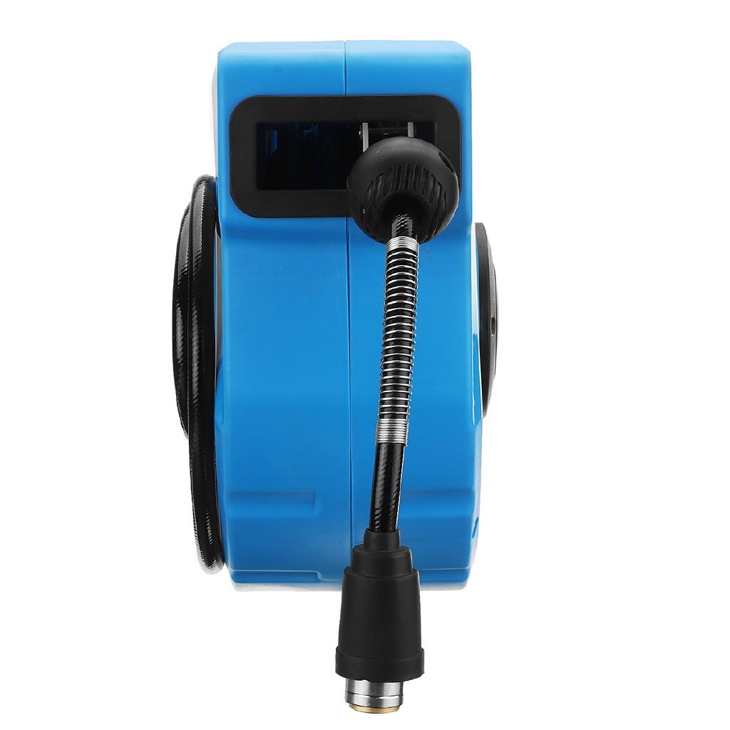 1/4" 10M Retractable Air Hose Reel Auto Rewind Roller Compressor Hydraulic/Pneumatic Hose Reels for Air Compressors Wall Mounted