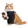 Cat Halloween Clothes with Bible Cross Dressing Up Party Costumes for Small Medium Dog Cats Kitten Funny Jesus Cosplay Outfits