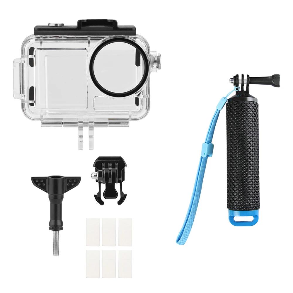 BRDRC 60M Wasserdichtes Gehäuse für DJI Osmo Action 5 Pro/4 Unterwasser-Tauchgehäuse Abdeckung Hochfestes Schutzkamera-Zubehör