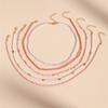 Geometric Necklace Set For Women With Zinc Alloy Beach Party Jewelry Collection