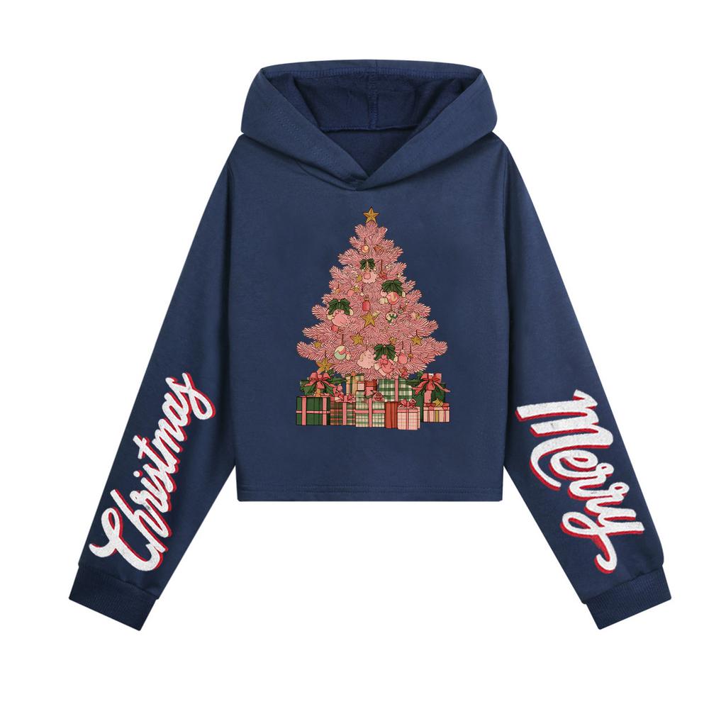 Kids Casual Fashion American Flag Printed Long Sleeve Hooded Sweatshirt