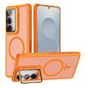 Case for Samsung S26 S25 S24 S23 Plus Ultra Protective Case Full Coverage Magnetic With Holder Kickstand Anti-Fingerprint Plain
