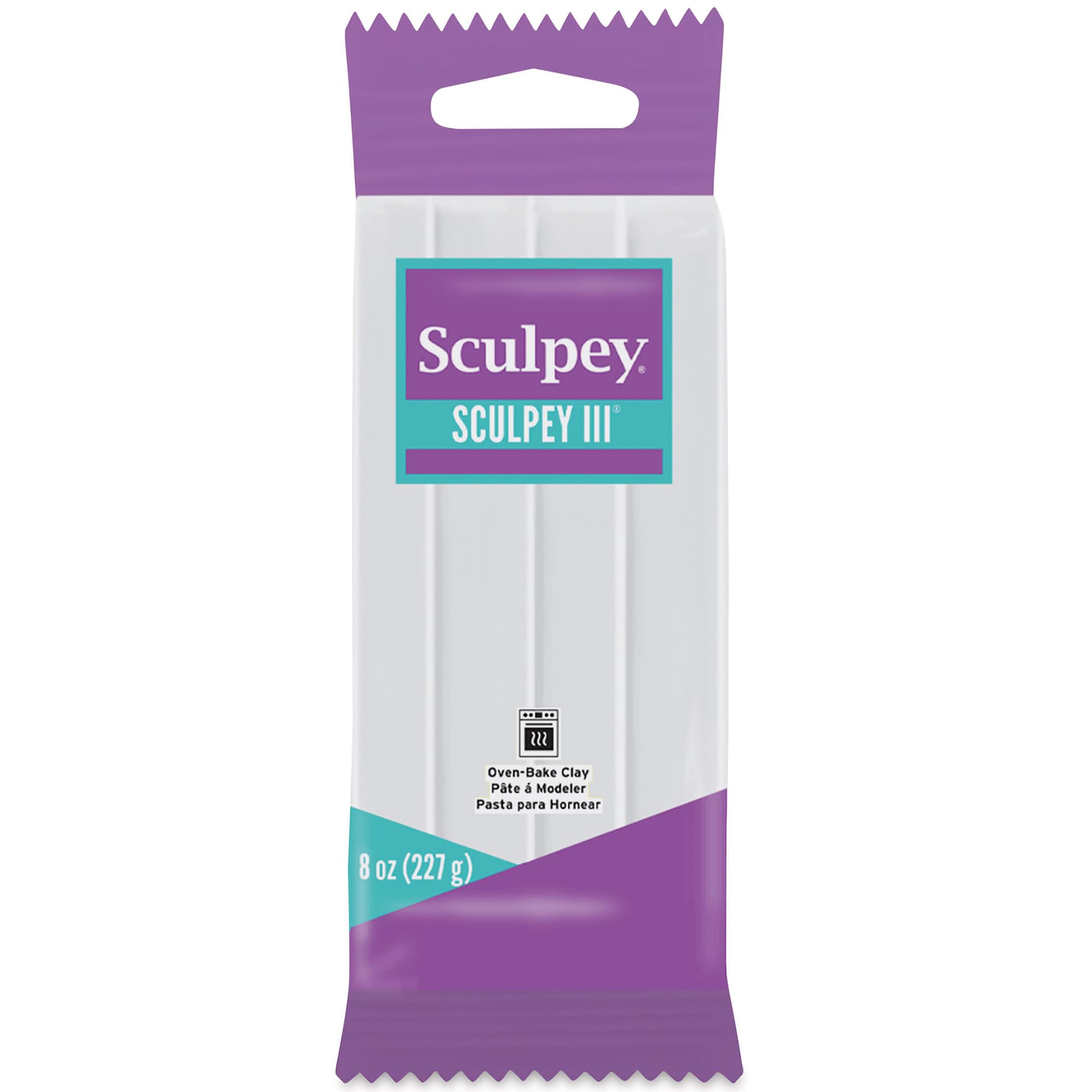 

Sculpey Polyform Sculpey III 8oz 001 White 39084001 (227g) белый