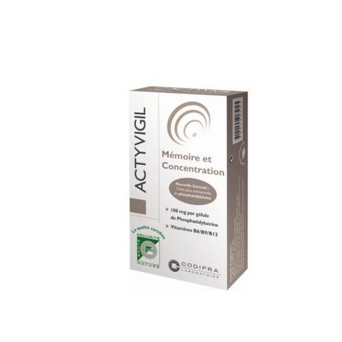 ACTYVIGIL Mémoire et Concentration Gélules