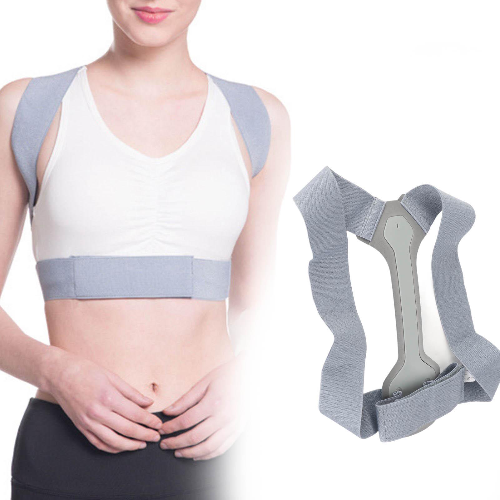 

Корректор осанки серый регулируемый мягкий дышащий удобный стабильный безопасный бандаж для верхней части спины для мужчин S(for 2-4kg)