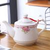 Lygil Heat-Resistant Ceramic Teapot with Stainless Steel Filter