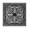 Simulation Silk 71 Retro Small Square Scarf Women's Cashew Flower Black Silk Scarf Thin Scarf Temperament Scarf Scarf Scarf Scarf Tied Bag Decoration
