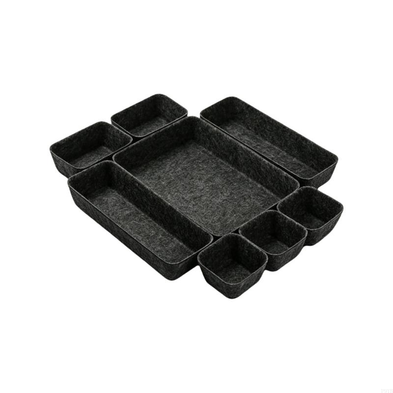 Multipurpose Felt Compartmentalized Storage Solution Componentized Jewelry Organizers For Home Office And Boutiques Use