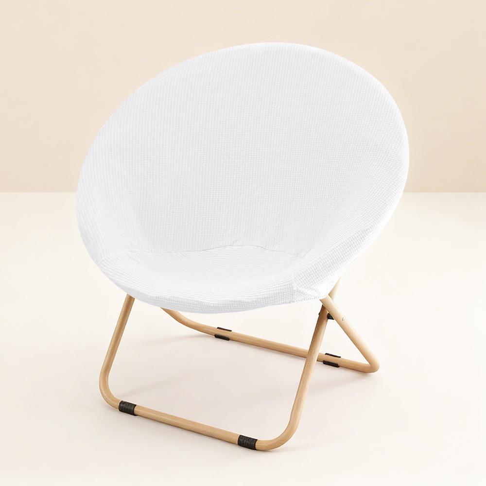 Funda Redonda para Silla Saucer Suave Elástica Funda para Silla Luna para Protección de Muebles Protector para Silla Plegable de Camping para Exteriores