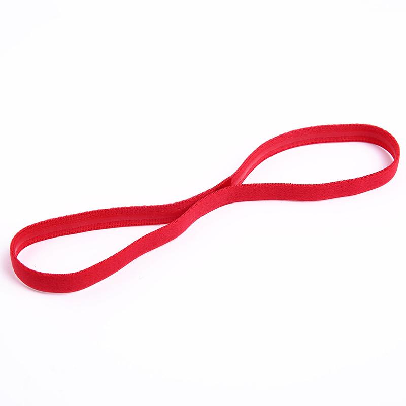 Kadın ve Erkekler İçin İnce Spor Saç Bantları Kaymaz Yoga Saç Bandı Futbol Basketbol Futbol Tenis Ve Golf İçin Esnek Ter Bantları