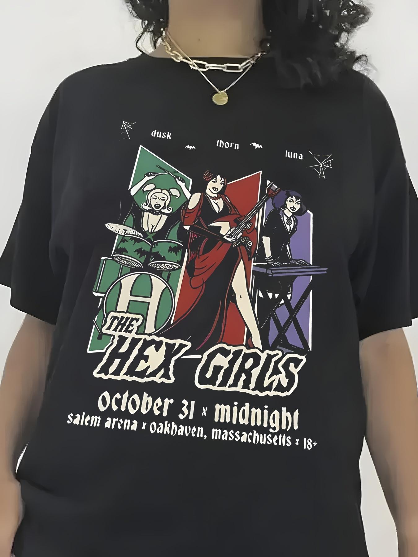 

Unisexs 100 Cotton Graphic TShirt Black Casual Short Sleeve Rock Band Concert Design Perfect for Music Lovers S