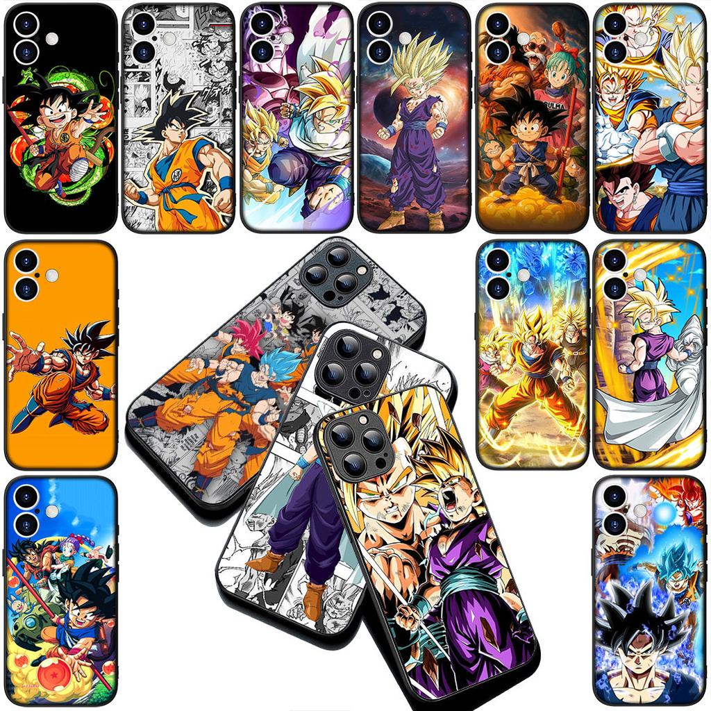 Son Dragons Gokus Balls Z Gohan Silicone Cover for Apple iPhone 17 12 13 Pro Max Mini ProMax 7 + 8 Plus Air 8+ Coque Phone Case