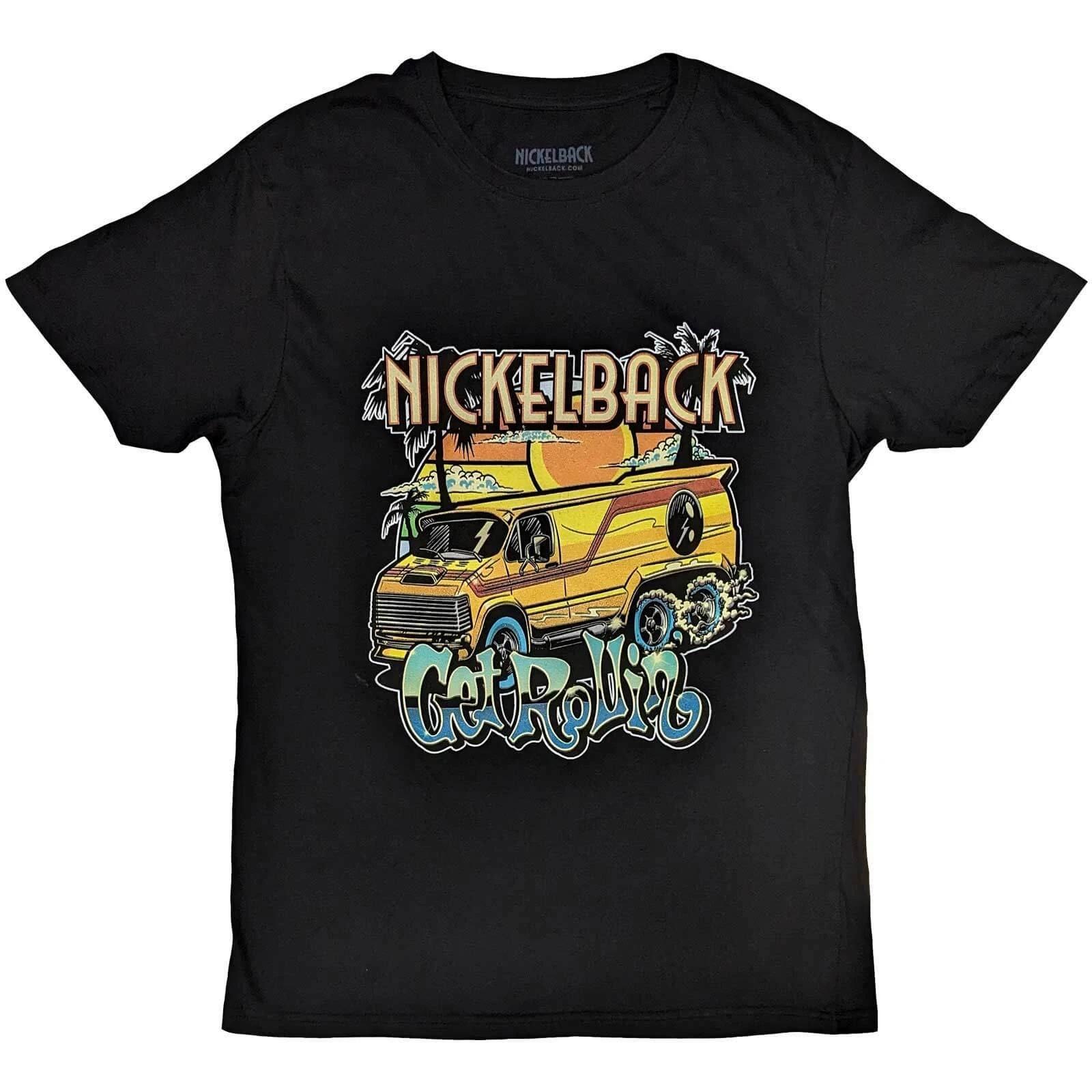 Nickelback T-Shirt: Get Rollin OFFICIAL NEW S