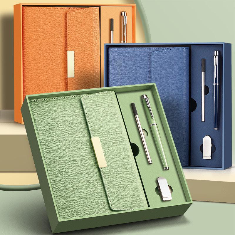 Customizable A5 Notebook Gift Set with Logo Printing - Corporate Business Souvenir