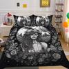 Beauty Skull Printed Home Textiles Single Size Polyester Duvet Covers Man High Ranking Bedroom Decor