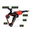 Mini Belt Sander, Pipe Tube Polisher Sander, 20mm or 40mm, Small Angle Grinder Edge Sharpener, with 5 Sanding Belts M10