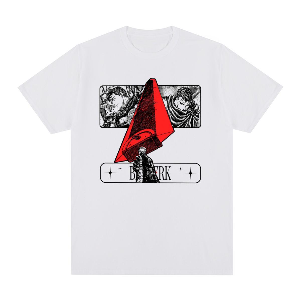 Guts Vintage Tshirt Japanese Anime Unisexga SwordsUnisex Gatsu Cotton Unisex T shirt New Tee Tshirt Womens Tops S