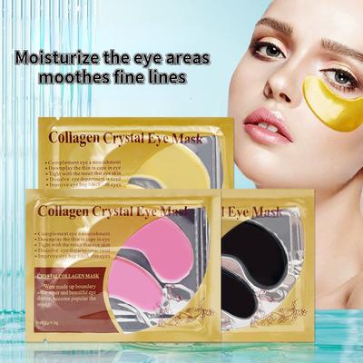 Eye Mask Crystal Eye Mask Eye Patch 24k Gold Lady's Eye Care Moisturizing Tight Stay Up Late Eye Patch