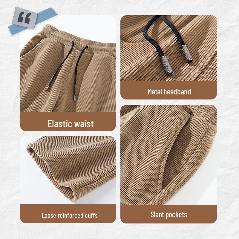 Jeanswest Men's Chenille American Retro Casual Pants