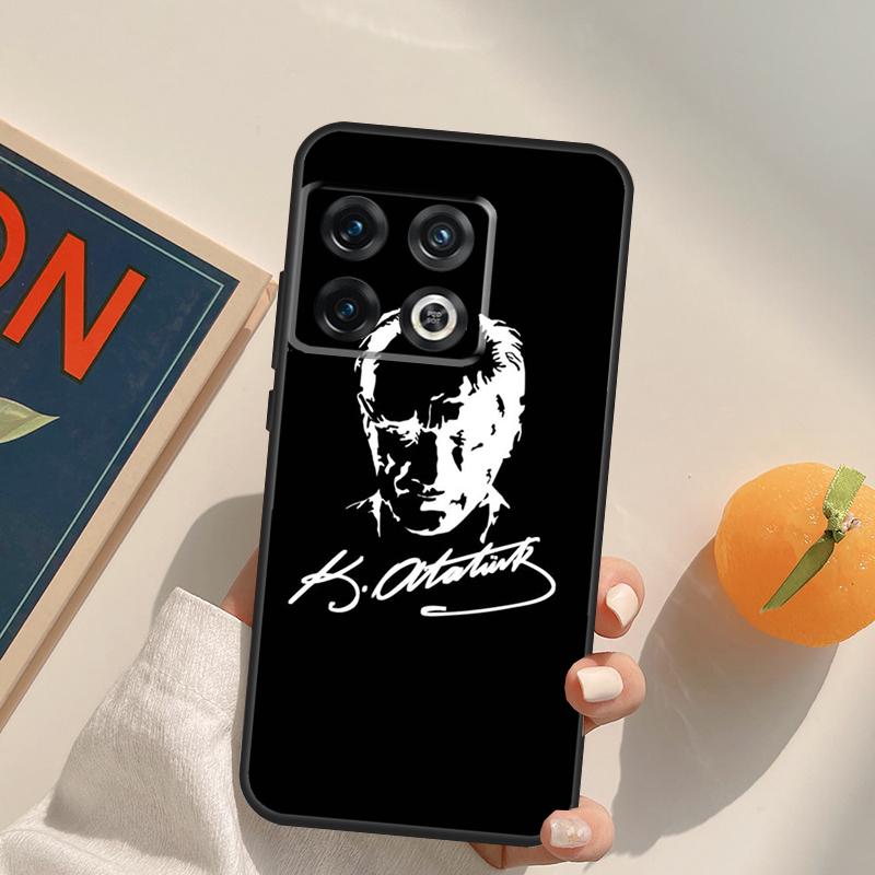 Turkey Mustafa Kemal Ataturk Case For OnePlus 15 13 12 11 13R 12R 10T 8T 13T OnePlus Nord 5 CE 3 2 4 Lite N20 N30 Cover