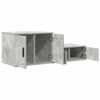 Storage Cabinet 2 pcs Concrete Grey 108 x 41 x 40 cm