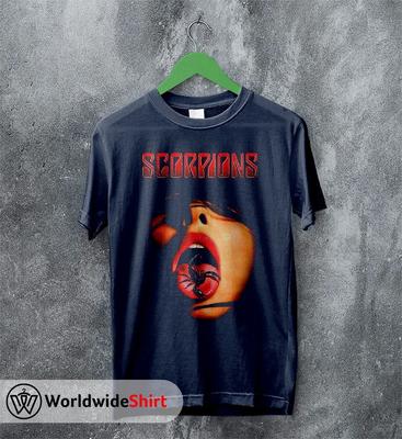 Scorpions Vintage 90s T Shirt Scorpions Shirt Full Size S-5XL BS1365