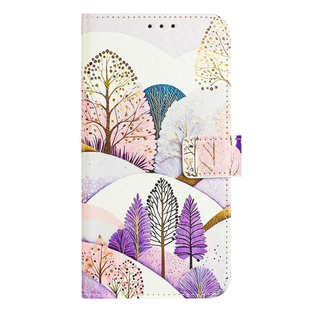 Coloured Drawing Wallet Case for Nokia HMD Pulse Plus Pro X30 X20 X10 G10 G11 G20 G21 G22 G42 G310 G400 C10 C20 C12 C22 C32