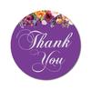 Darling Souvenir 45 Pcs Fuchsia Pink Round Floral Thank You Stickers DIY Envelope Seals-1.6