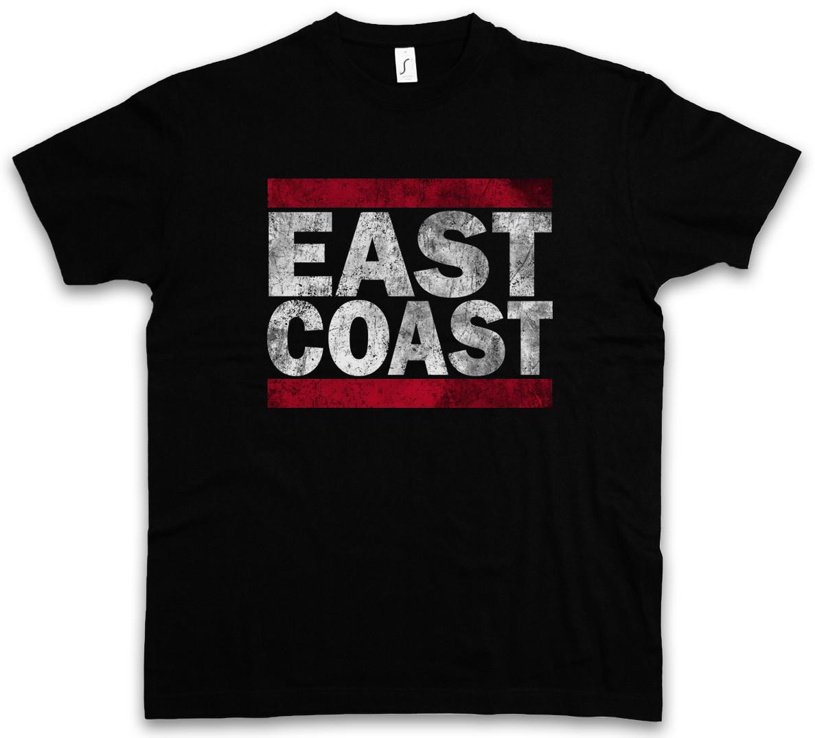 EAST COAST T-SHIRT Run Fun Shirt DMC USA United States New City Band Side West XXXL
