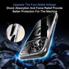IPAKY For iPhone 17 Pro Max Clear Case Compatible with MagSafe Shockproof TPU+PC Phone Back Cover