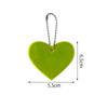 12pcs Mix Color Safety Reflector Pendant Love Heart Safety Reflector Kids Reflector Pendant for