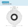 Universal Mop Head Refill 360°Rotating Mops Microfibers Round 16mm Mopping Head Clean Tool Home Floor Mop Cloth Accessories