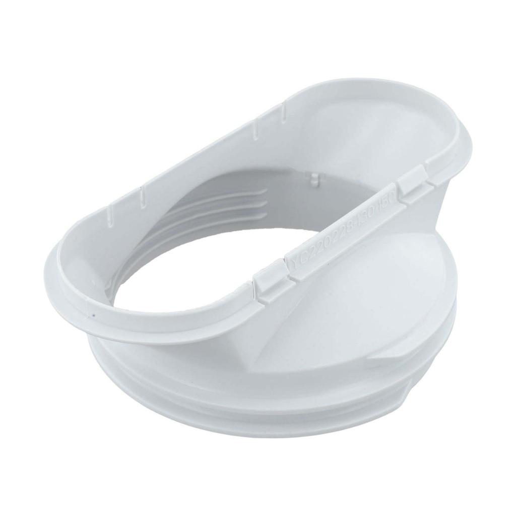 Flat Mouth Interface Adaptor 1 Pcs 198*145*70mm ABS Accessories.exhaust Pipe For 130/150mm Hose Heat Exhaust Pipe