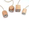Vintage Wood Pendant Lamp E27 Wooden Pendant Lights Home Decor Decorative Chandelier Bedroom Shop Solid Wood Single Head Lamp