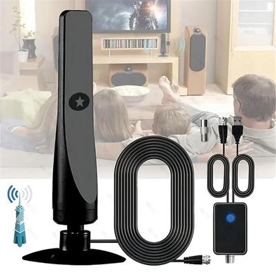 מגבר אנטנת טלוויזיה דיגיטלית 4K UHD מגבר אותות מגבר מקורה 50 מיילים מקלט אותות רווח גבוה צלחת לווין מקלט טלוויזיות