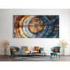 Office Decor -Abstract Tree Ring Canvas Art, Frameless Nordic Wall Decor for Living Room and Bedroom Decortions Gift