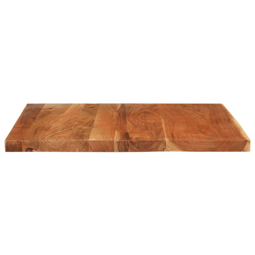 Vidaxl Blat Stołu, 100X80X3,8 Cm, Prostokątny, Lite Drewno Akacjowe