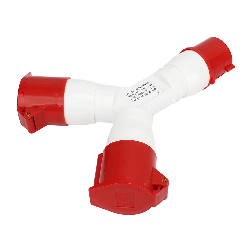Y Shaped Industrial Plug 1 In 2 Out Explosion Proof 4 Core 2P and N and E IP44 Protection for Agricultural Production