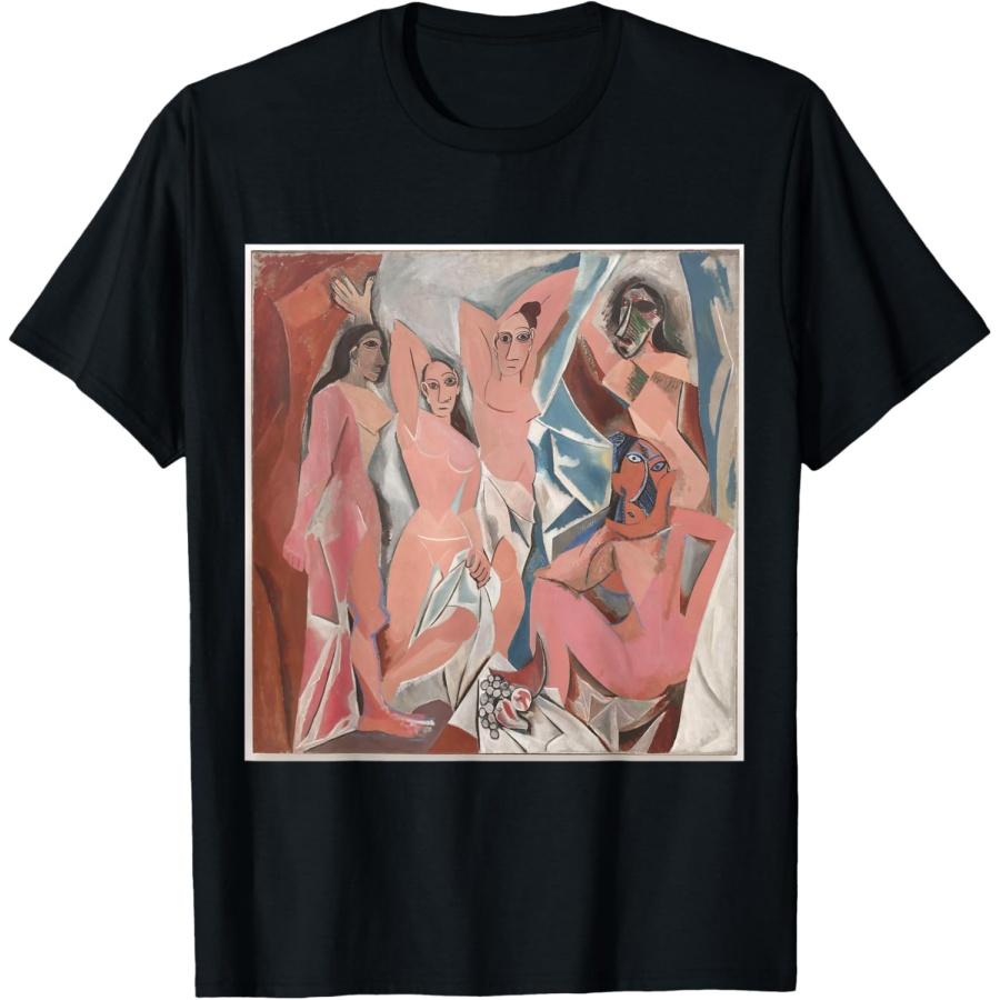 

Les Demoiselles d Avignon Painting Modern art T-Shirt XXXXXL чорний