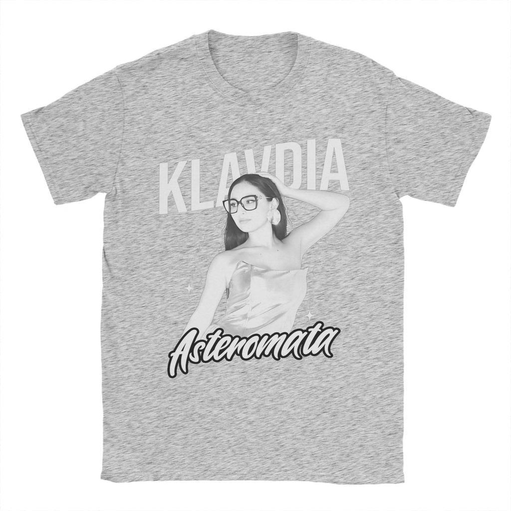 Klavdia Asteromata Eurovisions Greece 2025 Tee Shirt for Men Women Graphic Printed T Shirts Song Contest Cotton Clothes