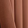 Set of 2 Thermal and Soundproof Blackout Curtains with Fleece Lining "Arctic" Terracotta