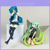 Hatsune Miku Pvc Anime Figurine With Butterfly Design For Desk Display And Gift