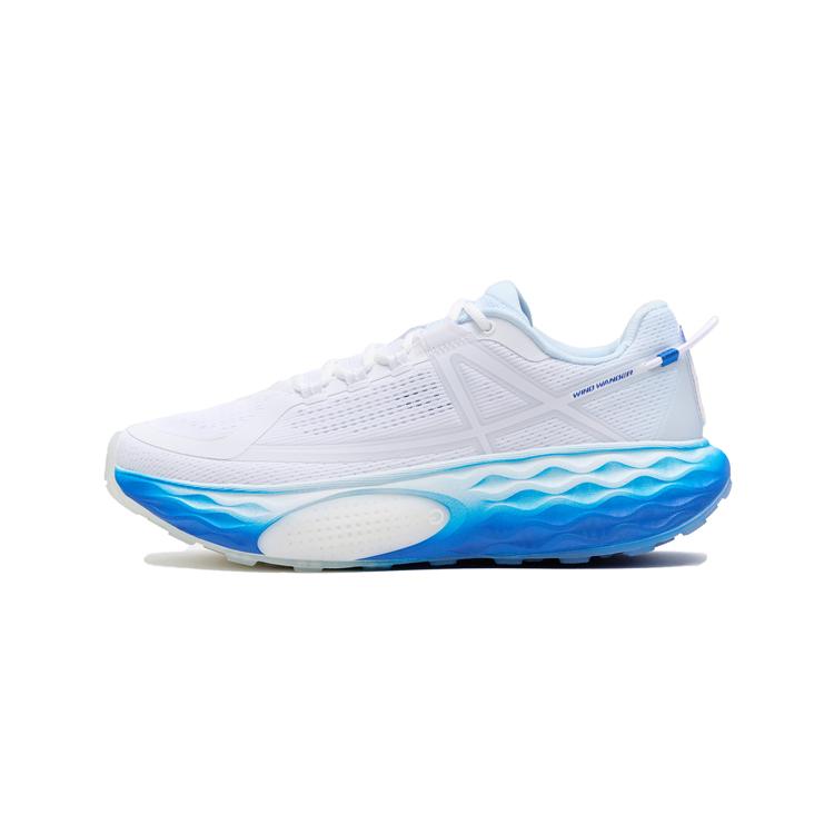 

WASSUP x Anta ChengFeng Cushioning, Wear Resistant Low top Casual Running Shoes Men s White Blue 112526623A-1 42.5