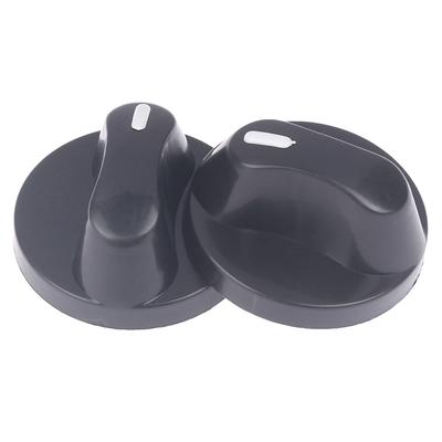 1 paio di interruttori di accensione per fornelli a gas, manopola in plastica, apertura da 8 mm, manopola universale per fornelli a gas