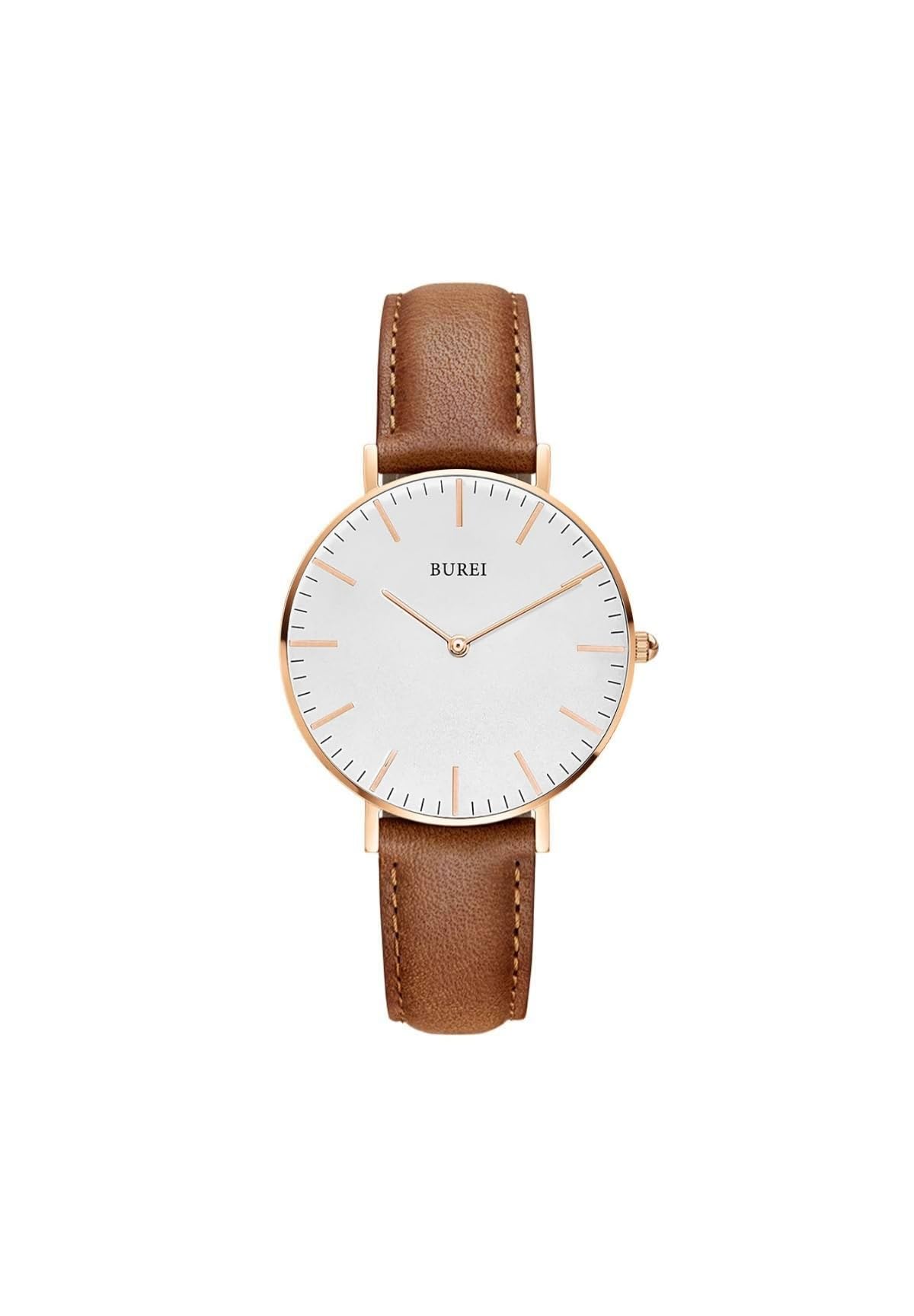 

Аналоговые кварцевые часы BUREI с водонепроницаемым сетчатым браслетом, стильные и популярные для поездок на работу и тонкие и легкие, женский браслет, повседневные, школьные, (Жемчужно-белый,