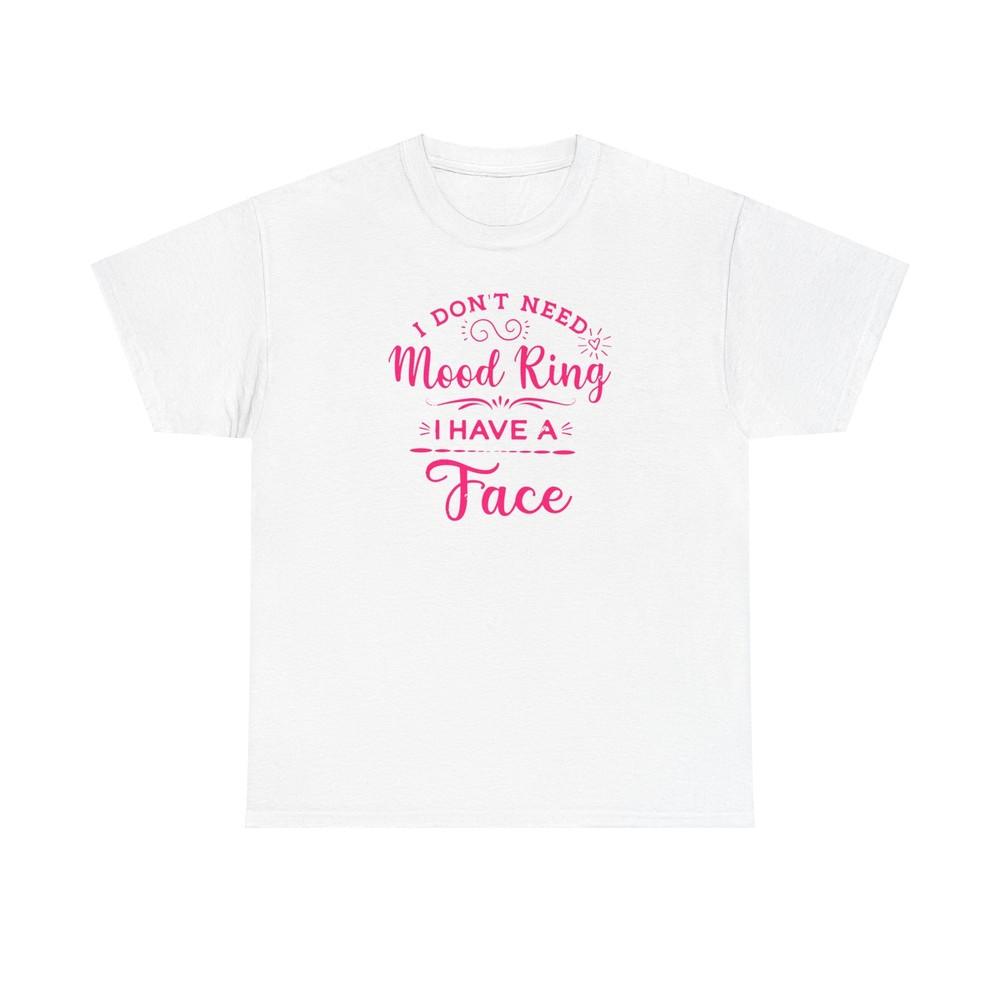 

Funny Graphic Tshirt Tops Tee, Mood Ring Alternative Shirt, Pink Logo Unisex T-shirt, Cool 2XL