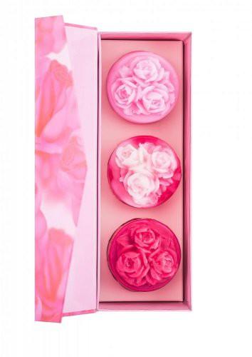 BioFresh Rose of Bulgaria Luxury Soap Gift Set 3 x 30g with Damask Rose Oil