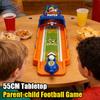 Non-Toxic 55Cm Tabletop Parent-Child Football Game Kids Toy Fun Desktop Foosball Toy With Launcher Indoor Play Toys For Children Kids Gifts