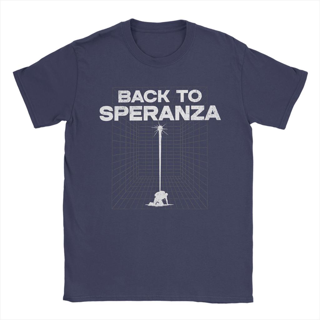 Men's T-Shirts Back To Speranza Flare Vintage 100% Cotton Tee Shirt Short Sleeve  T Shirt O Neck Clothing Plus Size