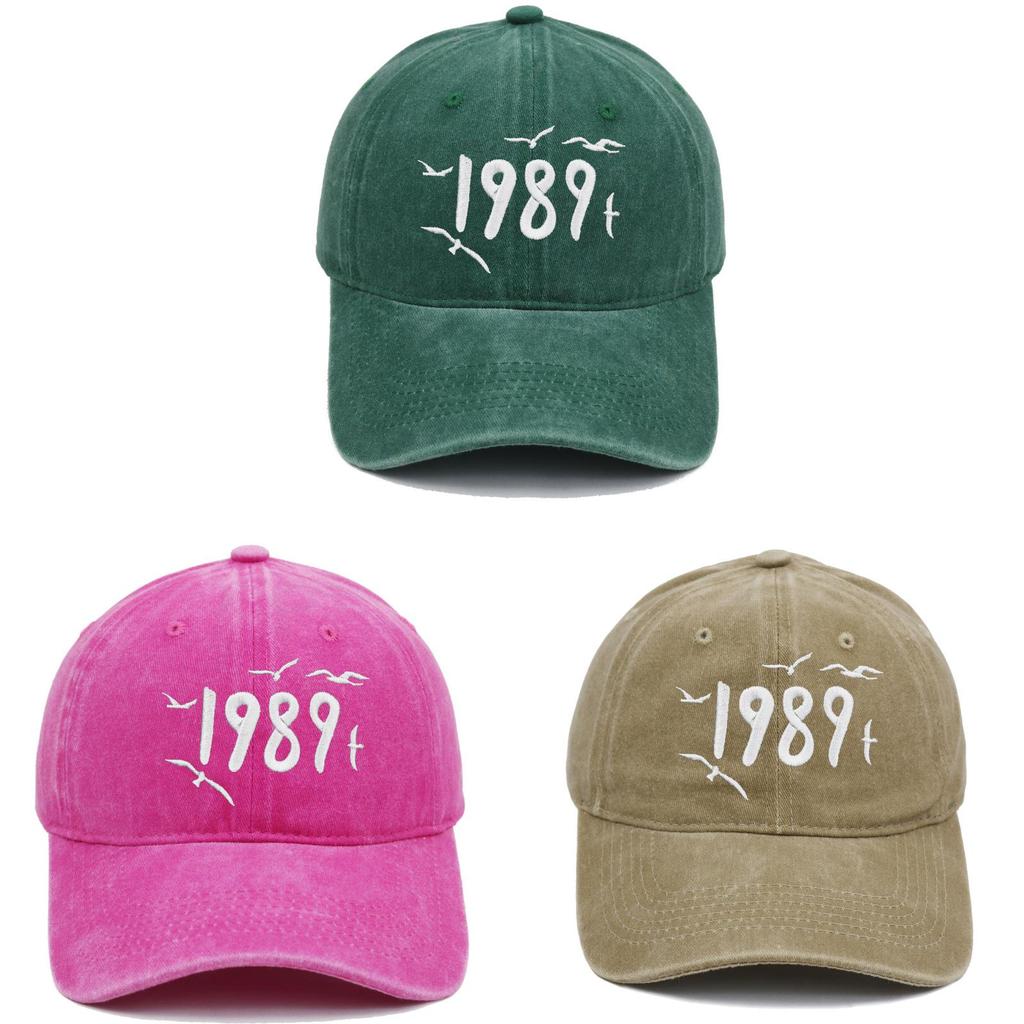 Taylor Swift Cotton Embroidered Baseball Cap With Sunshade For Casual Wear